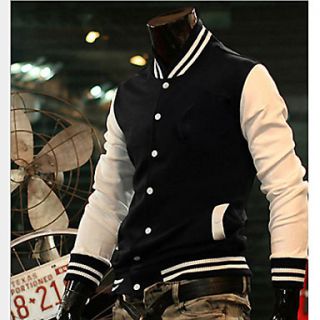 UF Mens Black Britain Thick Fitted Jacket