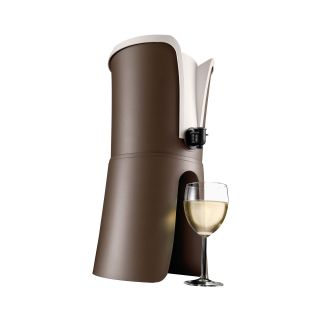 VACUVIN Vacu Vin Wine Tender & Rapid Ice Cooler, Brown