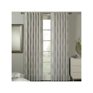 Marquis By Waterford Acanthus Arbor Grey Tab Top Drapes, Gray