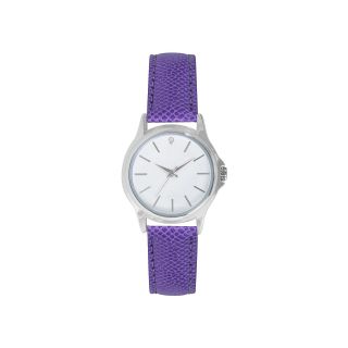 Womens Diamond Accent Watch, Purple