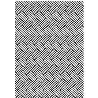 Embossing Folder Background 5x7 basketweave