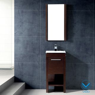 Vigo Freestanding Aristo Vanity With Sink And Mirror