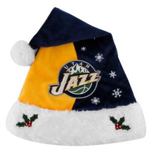 Utah Jazz Forever Collectibles Team Logo Santa Hat