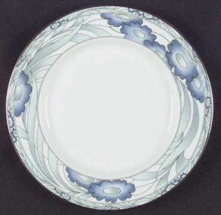 Royal Doulton Orleans Salad Plate, Fine China Dinnerware   Blue Flowers, Light/D