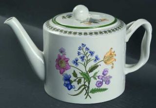 Spode Summer Palace (Imperialware) Teapot & Lid, Fine China Dinnerware   Newer,