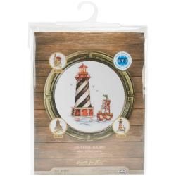 Seal Bay Lighthouse Counted Cross Stitch Kit   6 3/4 X9 3/4 16 Count