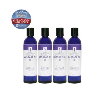 Master Massage 4 pack 8 oz. Soothing Blend Massage Oil
