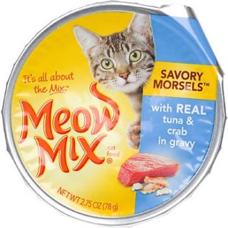 Market Select Tuna and Crab Moist Cat Food in Gravy