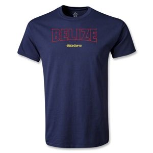 Euro 2012   Belize CONCACAF Gold Cup 2013 T Shirt (Navy)