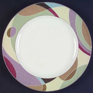 Studio Nova Kaleidoscope 12 Chop Plate/Round Platter, Fine China Dinnerware   M