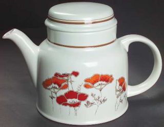Royal Doulton Fieldflower Teapot & Lid, Fine China Dinnerware   Lambethware,Brow