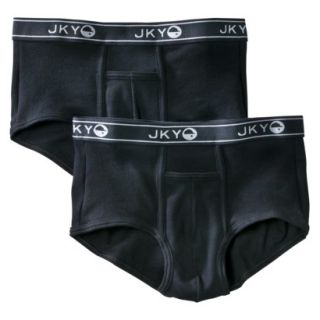 JKY by Jockey 2Pk Modern Briefs   Black XL