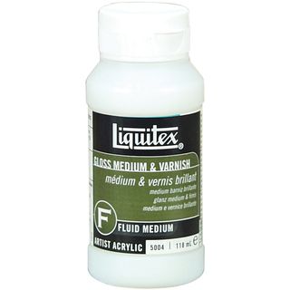 Liquitex Gloss Acrylic Fluid Medium and Varnish 4 Ounces