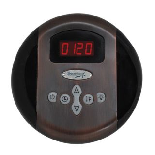 SteamSpa GSC200OB Control Panel with Time and Temperature Presents Oil Rubbed Bronze