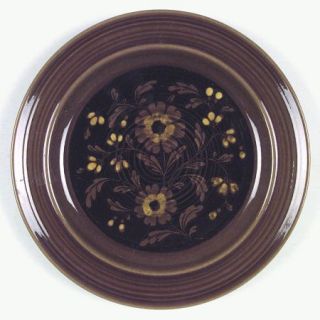 Metlox   Poppytrail   Vernon San Clemente Hacienda/La Casa Brown Dinner Plate, F
