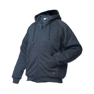 Tough Duck Hooded Bomber Jacket Big and Tall, Navy, Mens