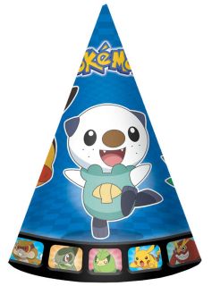 Pokemon Birthday Cone Hats