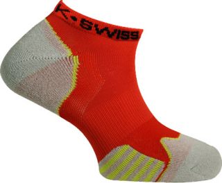 Mens K Swiss KS60159 (3 Pairs)   Fiery Red/Black Socks
