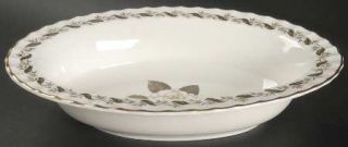 Royal Worcester Engadine (No Inner Verge) 10 Oval Vegetable Bowl, Fine China Di