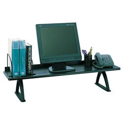 Safco 42 inch Desk Riser (BlackDimensions 8.25 inches high x 42 inches wide x 12.25 inches deepAssembly required )
