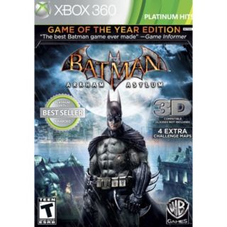 Batman Arkham Asylum    Game of the Year Edition (Xbox 360)
