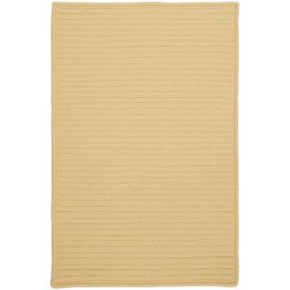 Nantucket Reversible Braided Indoor/Outdoor Rectangular Rugs, Yellow