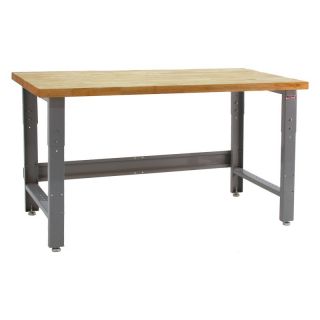 Bench Pro Roosevelt 1600 lb. Workbench with Maple Wood Top Multicolor   RW2460,
