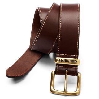 Carhartt Leather Belt, Brown, Mens