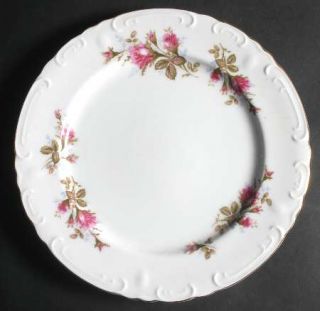 Grantcrest Royal Rose 12 Chop Plate/Round Platter, Fine China Dinnerware   Moss