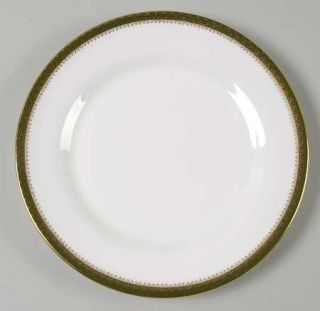 Wedgwood Chester Salad Plate, Fine China Dinnerware   Traditional Shape, Gold Sc