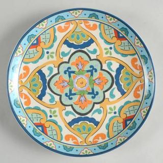 222 Fifth (PTS) La Fuente Salad Plate, Fine China Dinnerware   Floral,Scrolls,Do