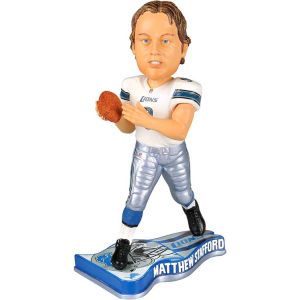 Detroit Lions Matthew Stafford Forever Collectibles Pennant Base Bobble
