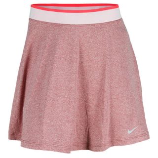 Nike Women`s High Waisted Knit Tennis Skirt Pink Smoke Large