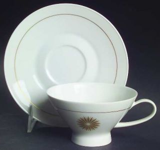 Rosenthal   Continental Star Of Dawn Footed Cup & Saucer Set, Fine China Dinnerw