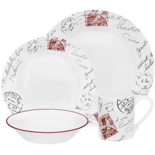 Corelle Impressions 16 pc. Sincerely Yours Dinnerware Set