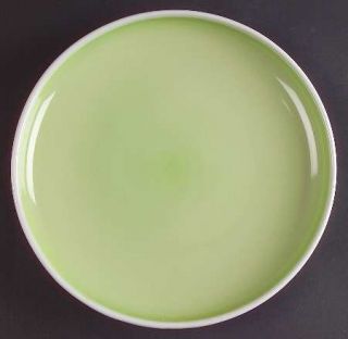 Gibson Designs Color Oasis Green Dinner Plate, Fine China Dinnerware   Green In,