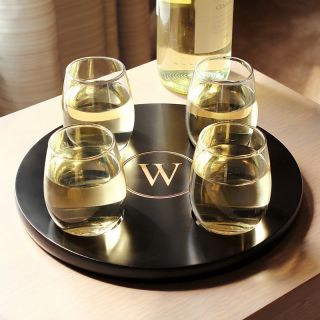Cathys Concepts Inc Cathys Concepts Personalized Round Wine Flight Sampler