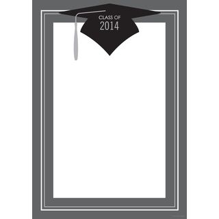 Class Of 2014 Foil Hat Invitations (20 Count)