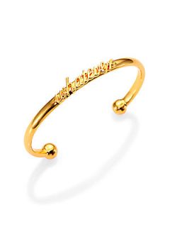 Kate Spade New York Say Yes Whatever Cuff Bracelet   Gold