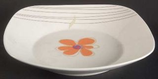 Gibson Designs Sunset Daisy Soup/Cereal Bowl, Fine China Dinnerware   Violet&Ora