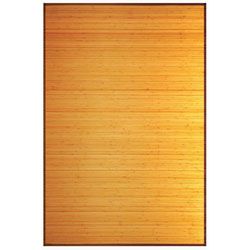 Camel Bamboo Rug (5 X 7) (BeigePattern SolidMeasures 0.125 inch thickTip We recommend the use of a non skid pad to keep the rug in place on smooth surfaces.All rug sizes are approximate. Due to the difference of monitor colors, some rug colors may vary 