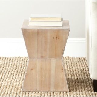 Lotem Accent Honey Nature Table (Honey natureMaterials Fir woodDimensions 17.9 inches high x 13 inches wide x 13 inches deepThis product will ship to you in 1 box.Furniture arrives fully assembled )