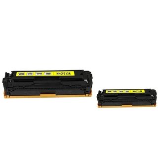 Basacc Yellow Toner Cartridge Compatible With Hp Cf212a (pack Of 2)