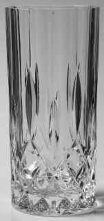 Oneida Antonia Highball Glass   Clear, Cut, Multisided Stem, No Trim
