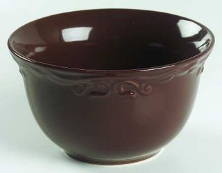  Vanessa Chocolate Soup/Cereal Bowl, Fine China Dinnerware   All Brown,E