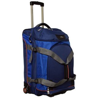 High Sierra Vapor Blue 26 inch Drop bottom Wheeled Upright Duffel Bag