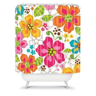 DENY Designs Khristian A Howell Kaui Blooms Shower Curtain Multicolor   13002 
