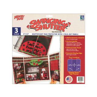 Memory Book Swinging Shutter Page Protectors 12 X 12