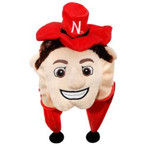 Nebraska Cornhuskers Forever Collectibles Plush Mascot Dangle Hat