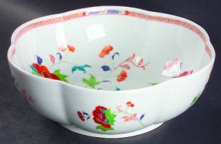 Ceralene Hokusai   Extra Large Melon Bowl, Fine China Dinnerware   Menton/Empire
